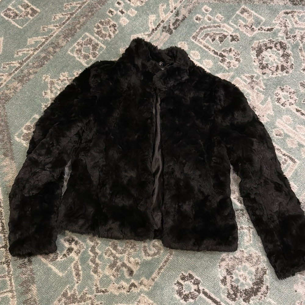 Divided faux fur coat 10